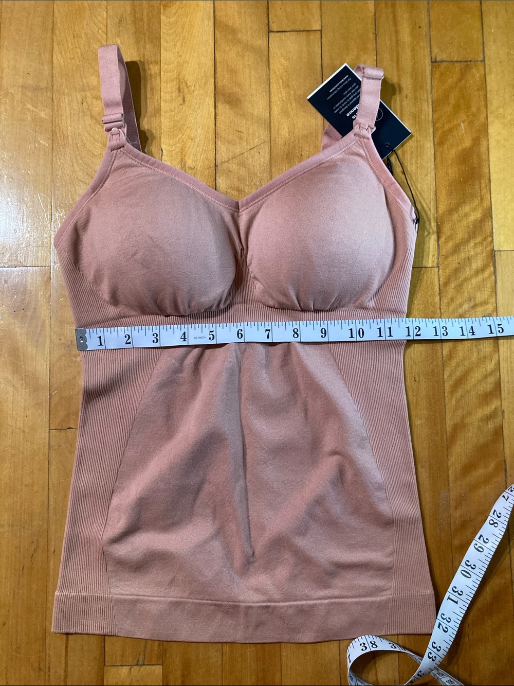 knix Seamless Nursing Tank in "Pink Ginger"
